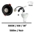 spot-led-basse-luminance-noir-led-6W