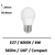 ampoule-led-E27-compact-6W