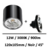 spot-led-saillie-noir-12W