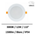 spot-led-spectrum-12W-3000K-blanc