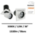 spot-led-ledme-3000K-blanc