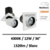 spot-led-ledme-12W-blanc
