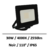 projecteur-led-arlux-noir