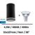 spot-led-philips-noir