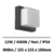 applique-led-carre-noir