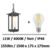 applique-led-noir-klausen