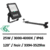 projecteur-led-25W-noir