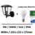 applique-led-noir-optonica