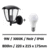 applique-led-noir-optonica