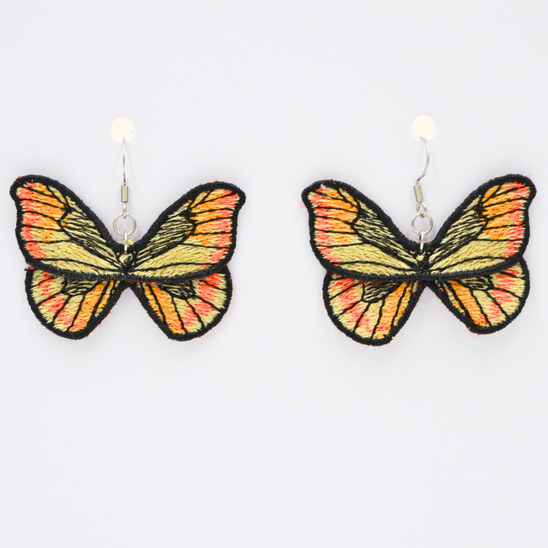 papillon jaune orange