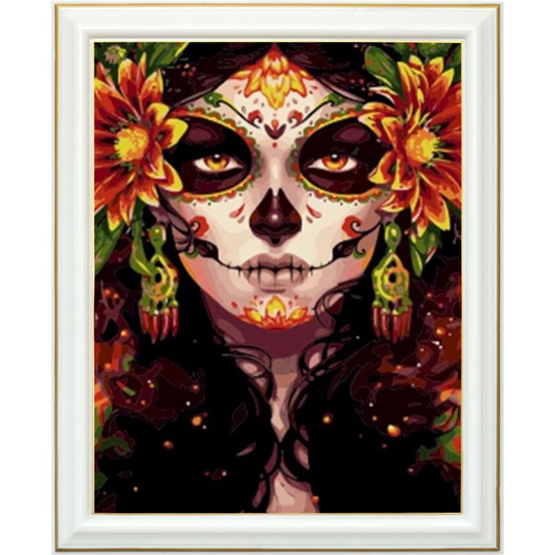 Broderie diamant - Femme mexicaine - 40 x 50 cm