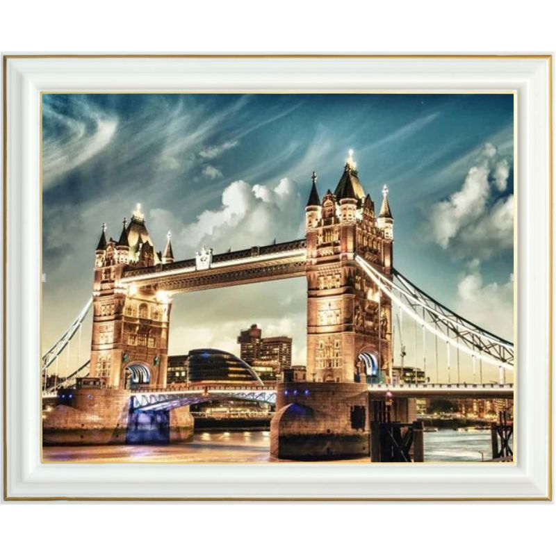 Broderie diamant - Tower bridge