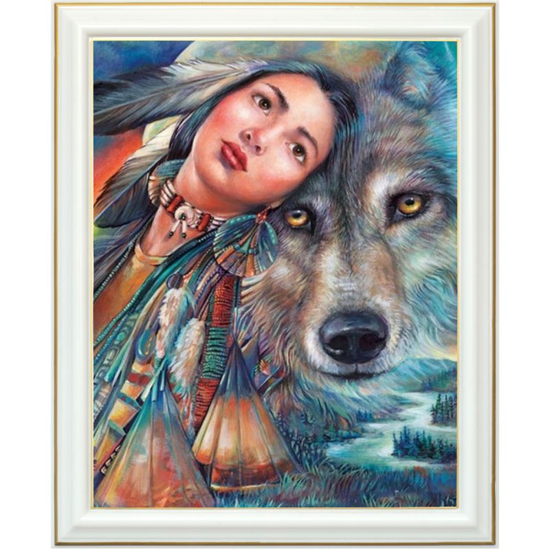 broderie-diamant-indienne-loup