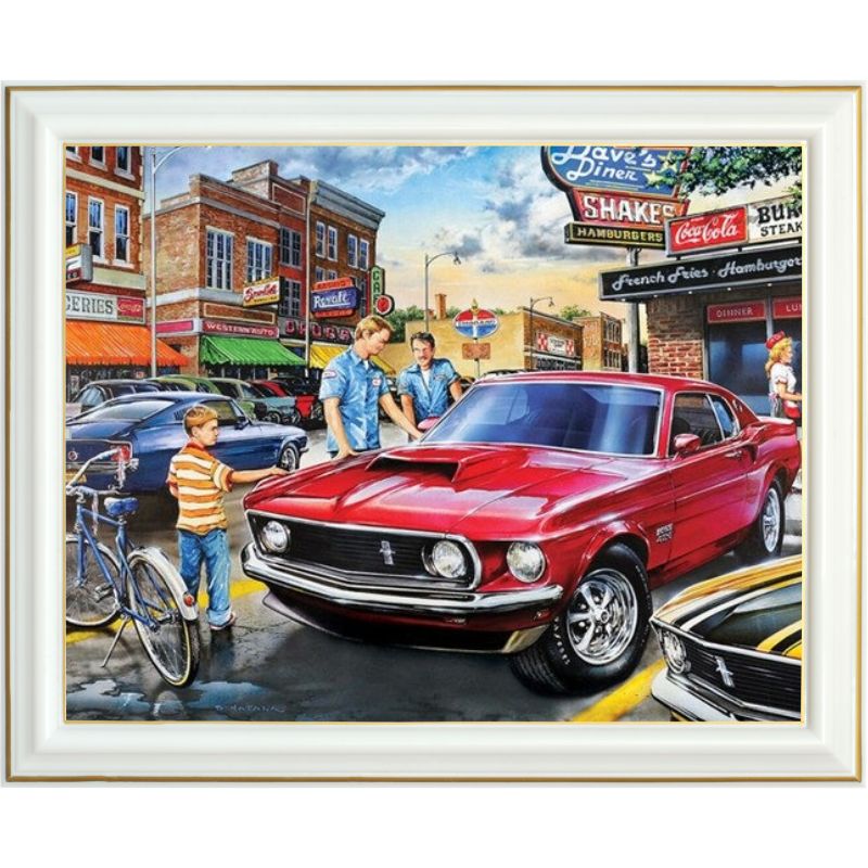Diamond painting - Ford mustang - 40 x 50 cm