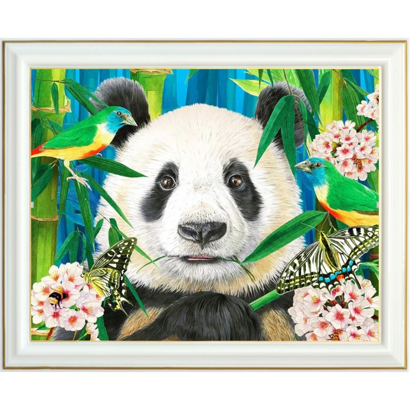 Broderie diamant - Panda mélancolique