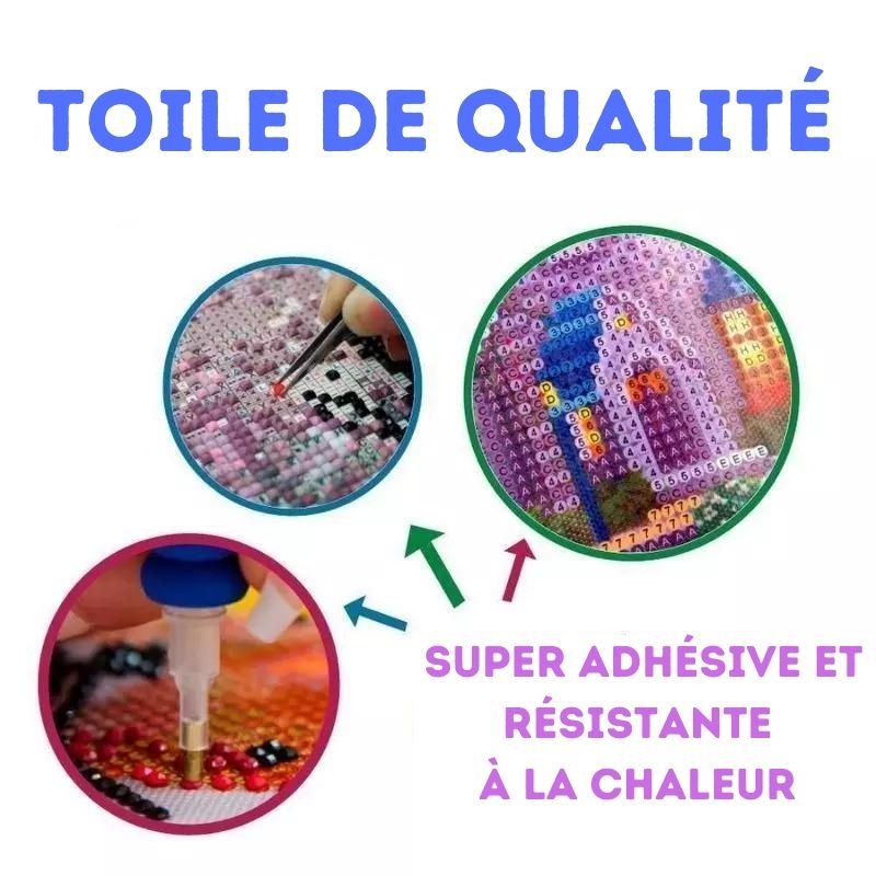 Kit de canevas pour enfant - Vache - Orchidéa