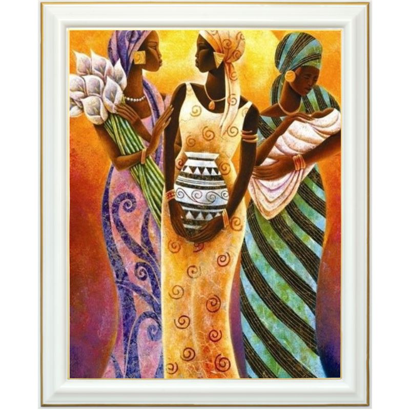 Diamond painting - Femmes africaines - 40 x 50 cm