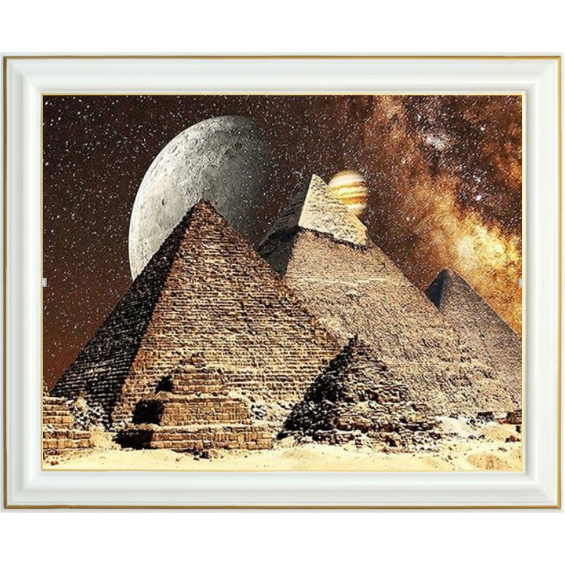 Diamond painting - Pyramides d\'Égypte - 40 x 50 cm