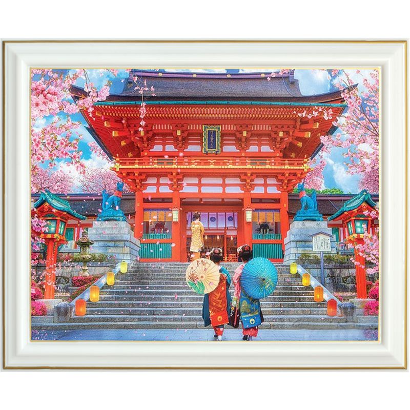 Diamond painting - Temple japonais - 50 x 70 cm