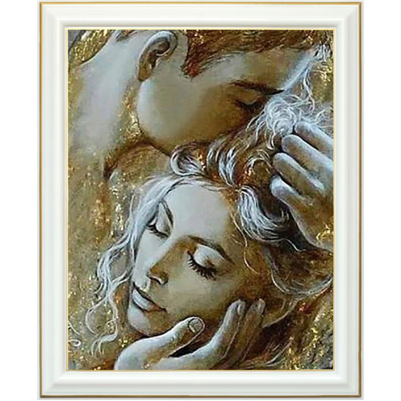 Diamond painting - Couple doré - 40 x 50 cm