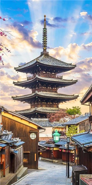 Diamond painting XXL - Temple du Japon - 50 x 100 cm