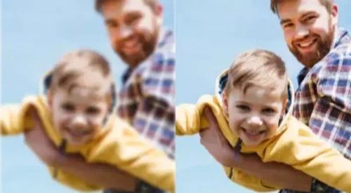 La différence entre une image floue et une nette