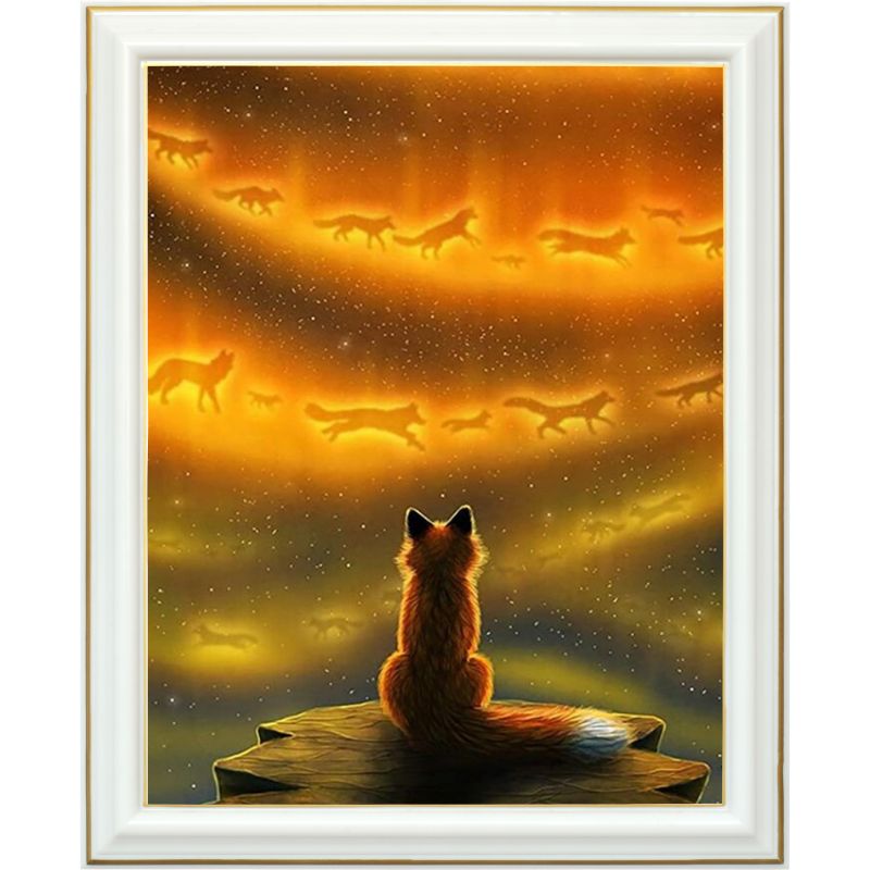 Diamond painting - Le rêve du renard - 40 x 50 cm