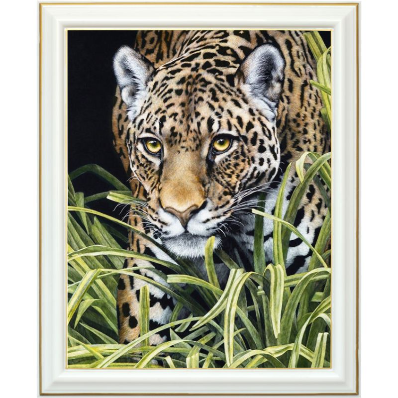 Broderie diamant - Jaguar - 40 x 50 cm