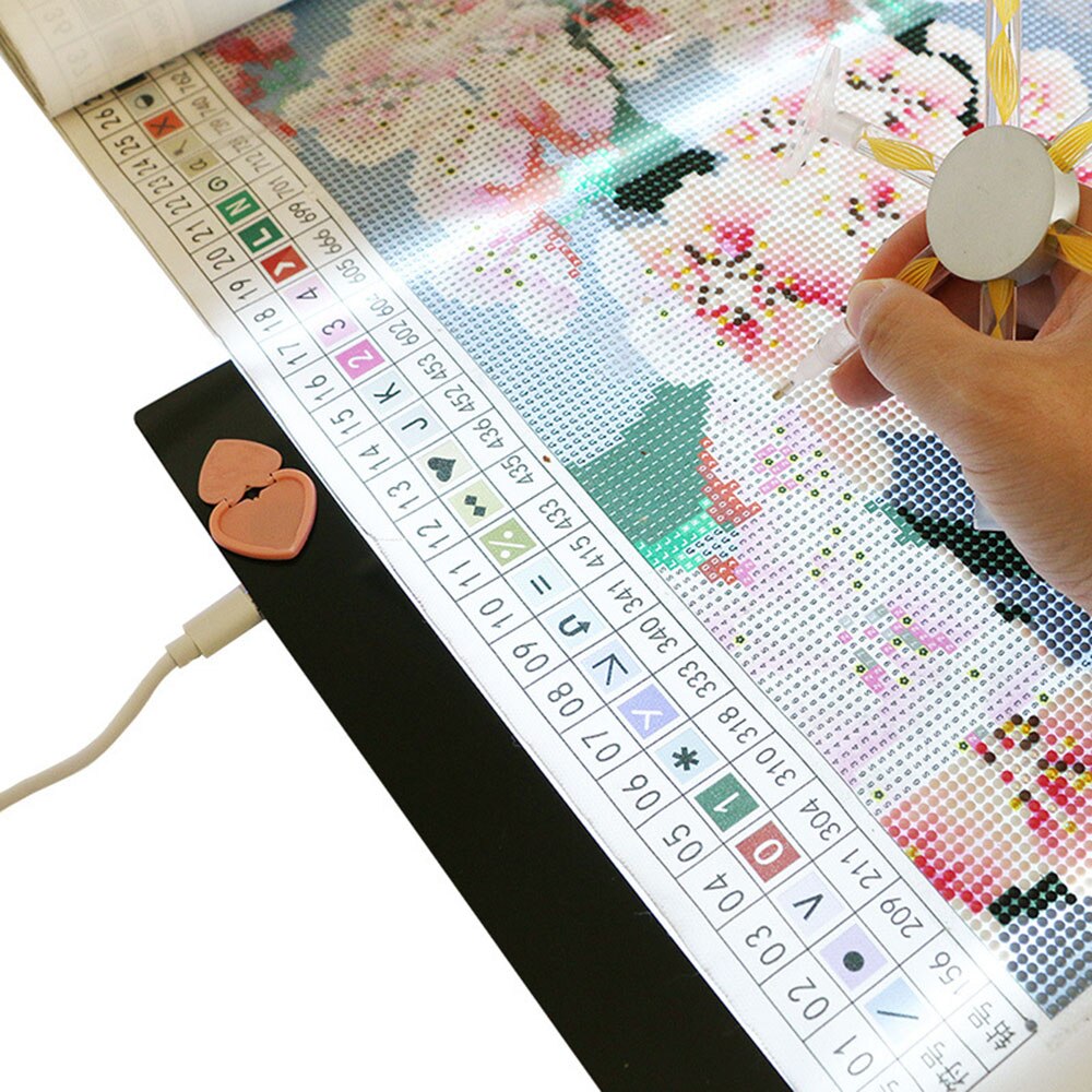 Couvercle de bouton anti-tactile pour tablette de diamond painting