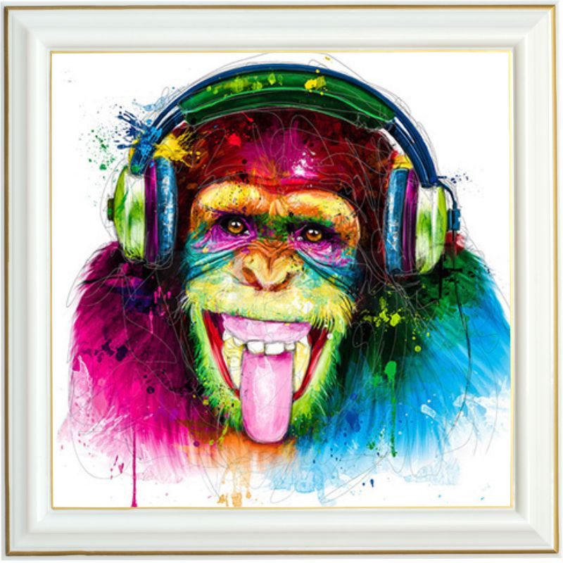 diamond-painting-chimpanzé-grimace-musique