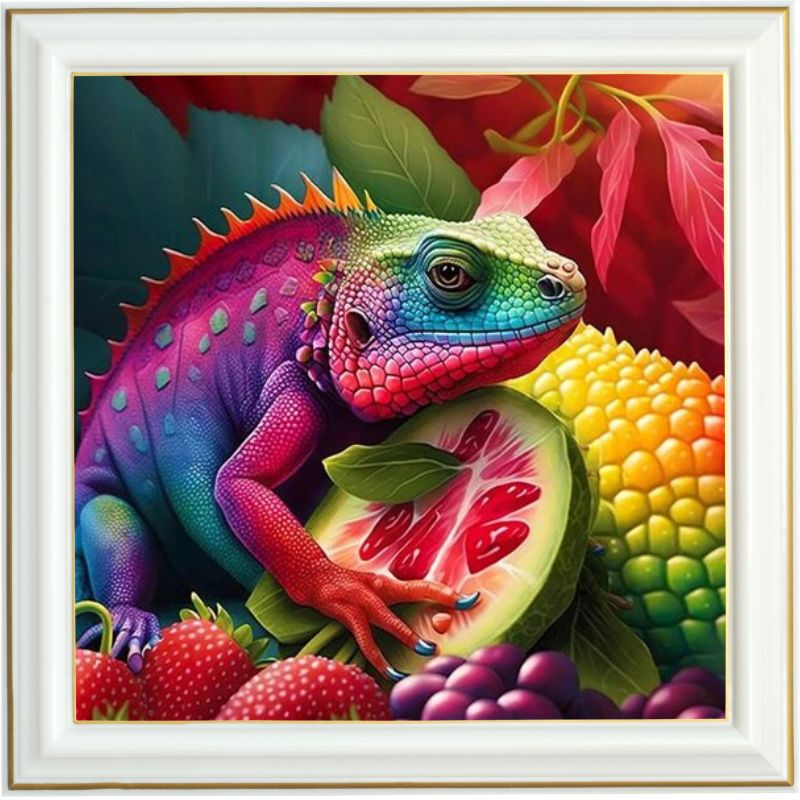 diamond-painting-caméléon-fruits