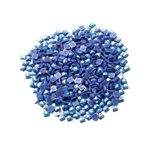 Perles diamants carrés AB - DMC n°823 (Bleu myrtille), Diamond Painting