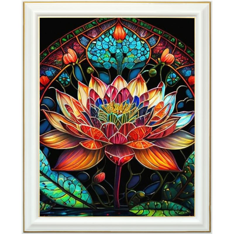 Diamond painting AB - Fleur de lotus