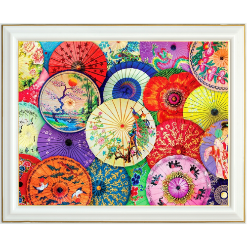 Diamond painting - Parapluies japonais