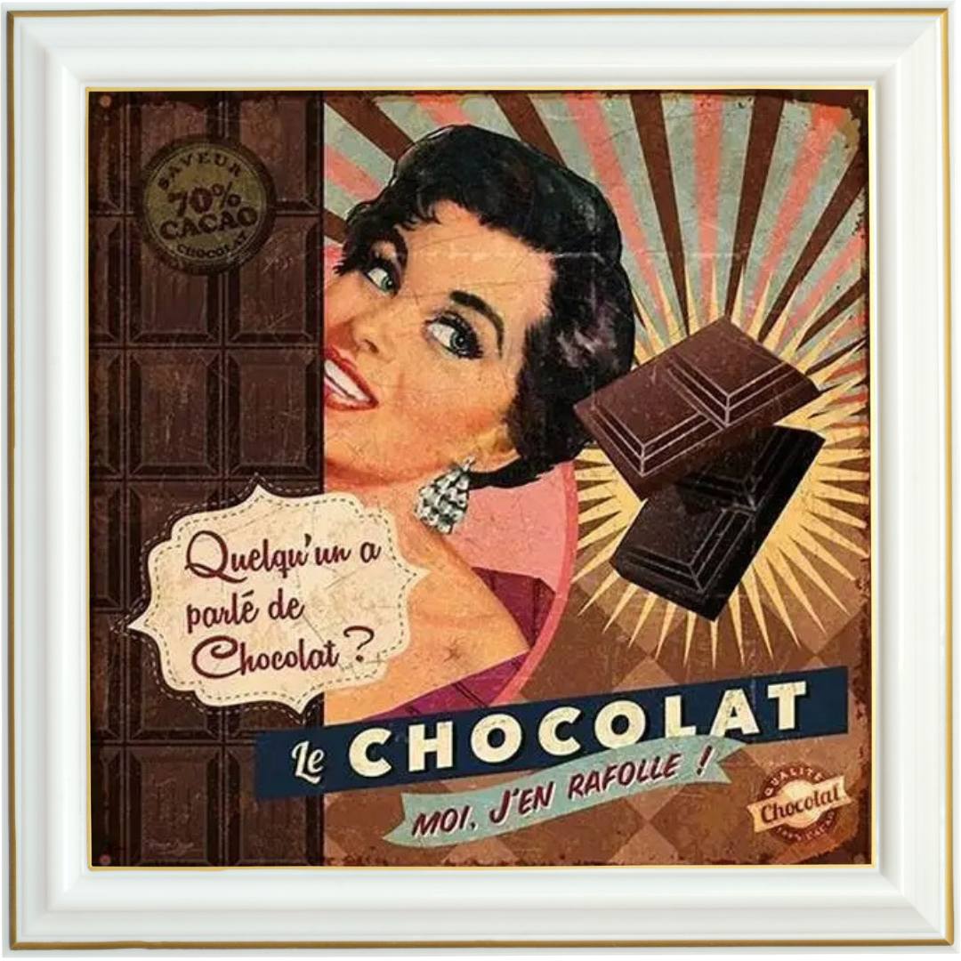 Diamond painting - Affiche vintage le chocolat