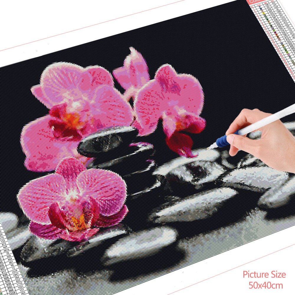 HUACAN-peinture-diamant-orchid-e-perceuse-compl-te-broderie-mosa-que-en-pierre-point-de-croix