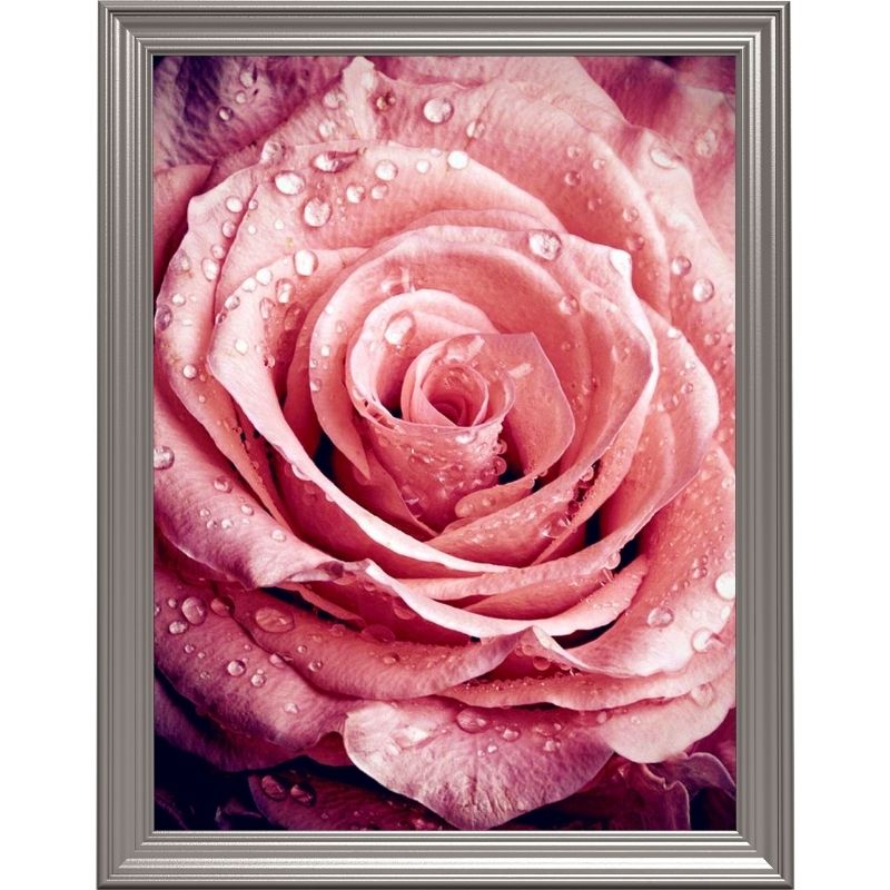 Broderie diamant - Rose de Damas