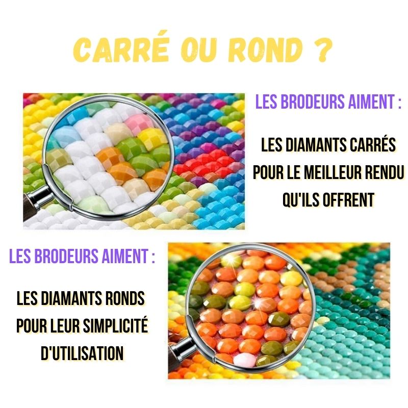 Diamant-carré-rond-choix