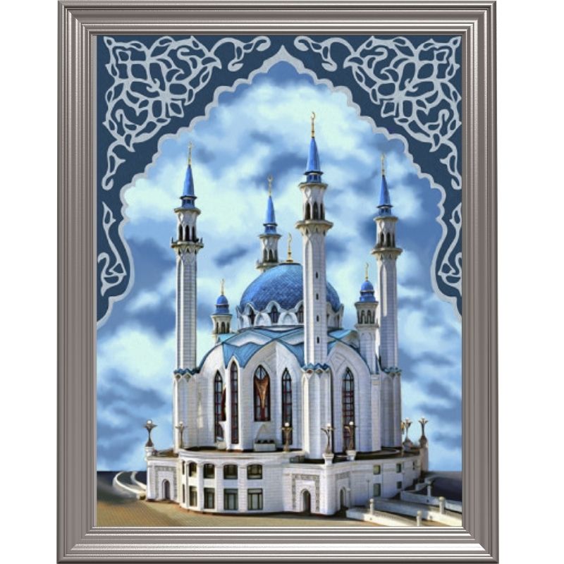 Broderie diamant - Mosquée Qolsharif
