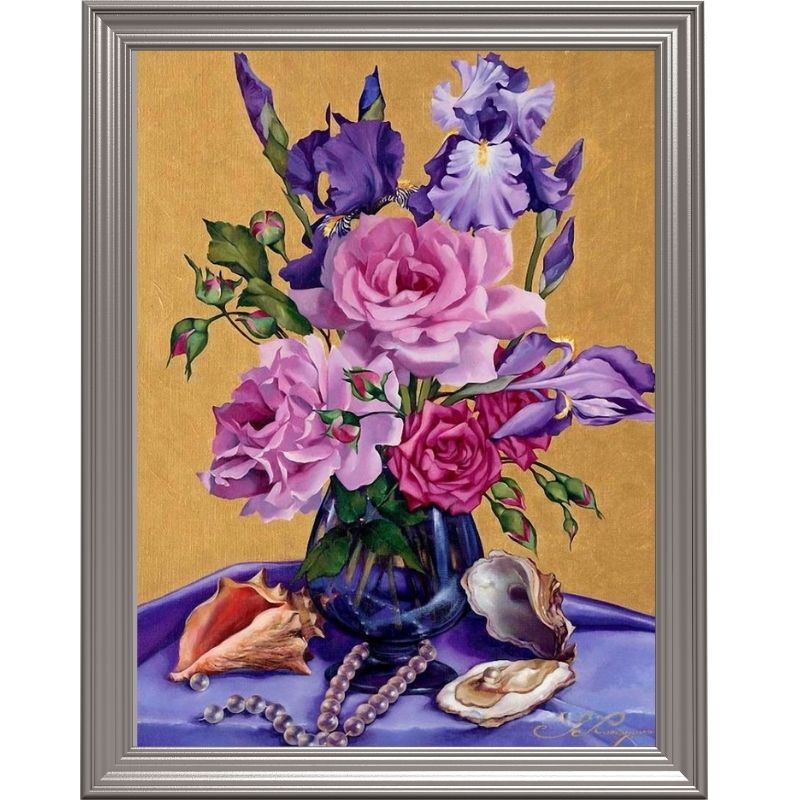broderie-diamant-rose-fleur-iris