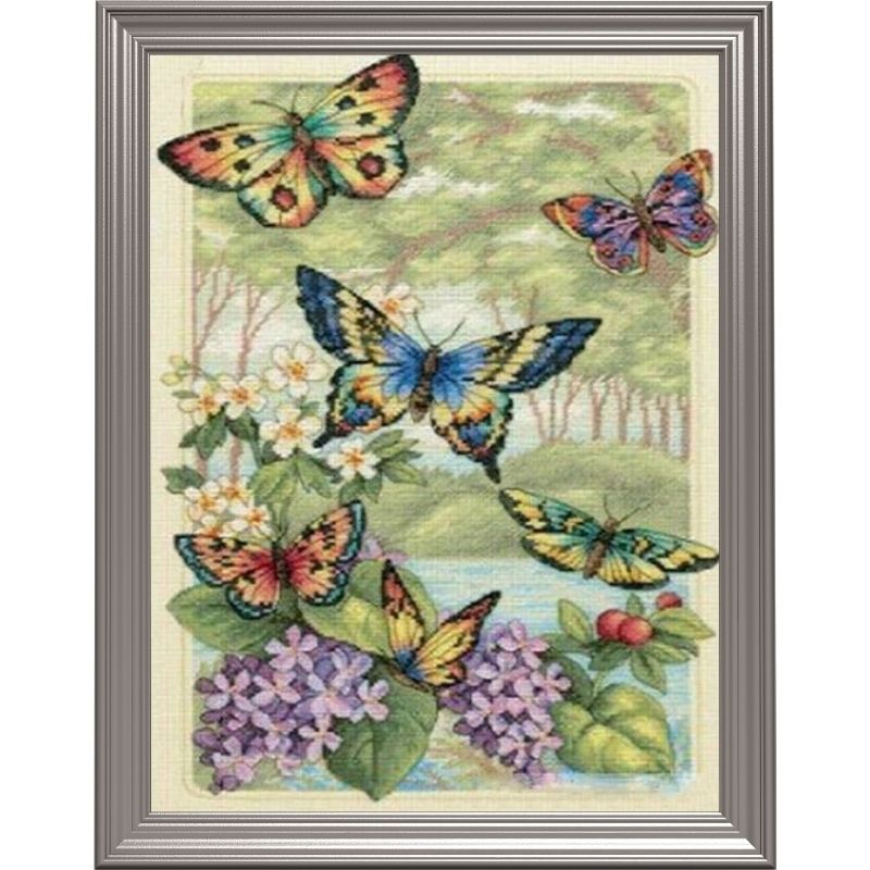 Broderie diamant - Papillon de la forêt