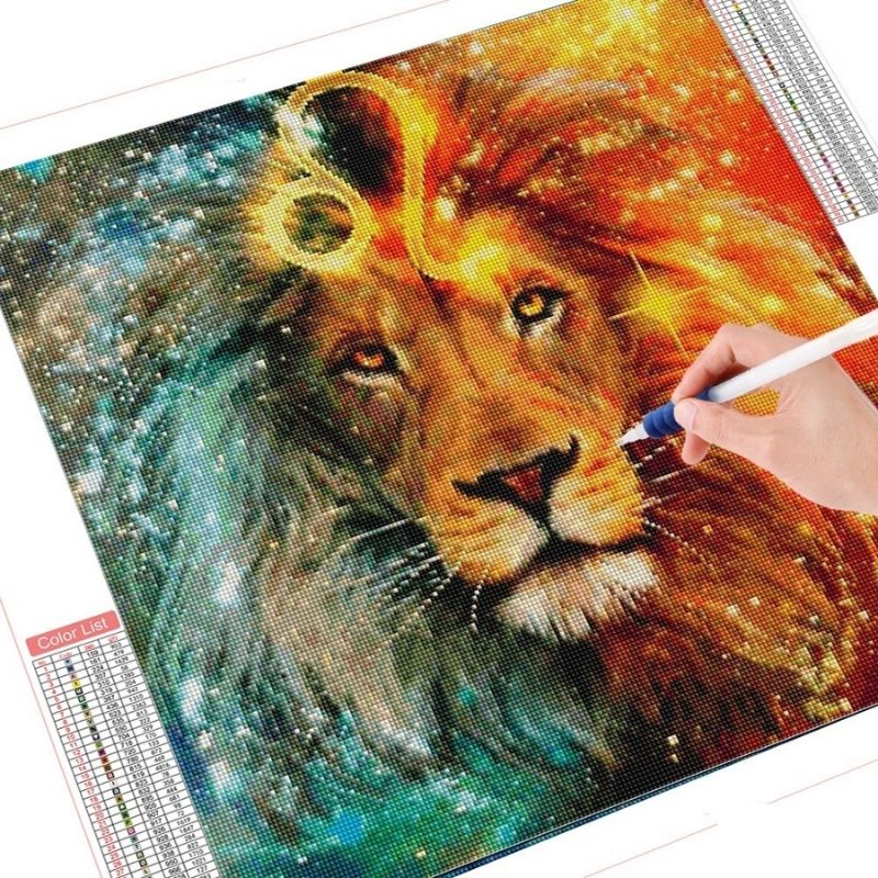 toile-signe-zodiaque-lion