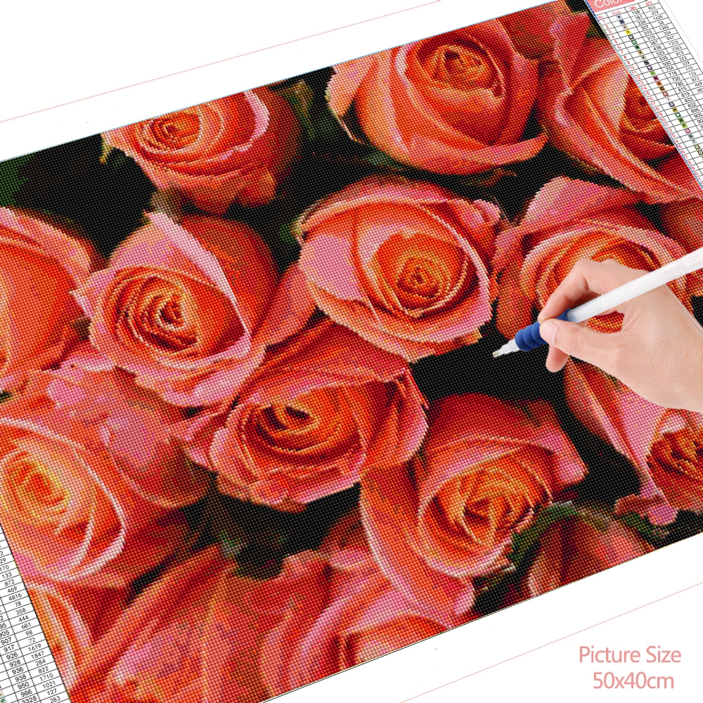 HUACAN-peinture-de-diamant-avec-mosa-que-de-roses-5d-Kit-complet-de-broderie-de-fleurs