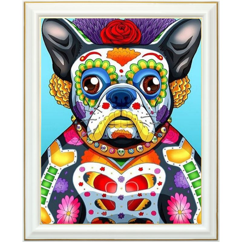 diamond-painting-clown-chien