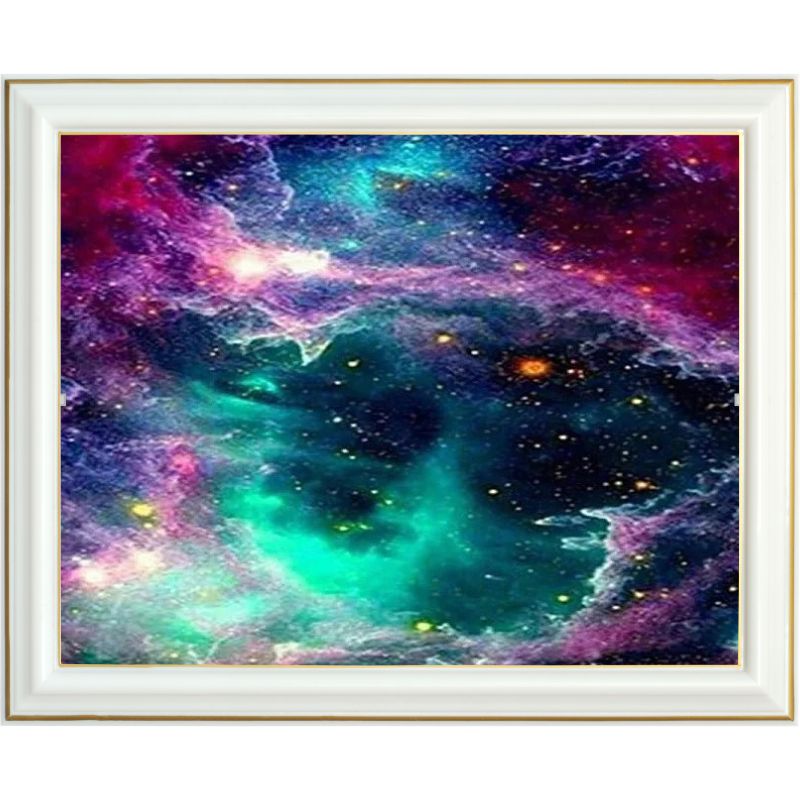 Broderie diamant - Galaxie lointaine - 40 x 50 cm