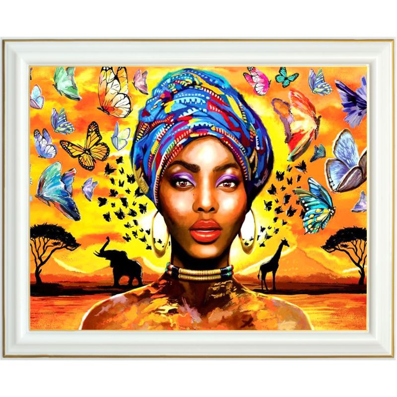 diamond-painting-femme-africaine-savane