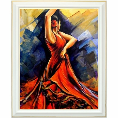 Broderie diamant - Danseuse de flamenco