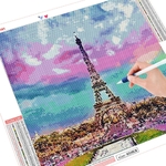 HUACAN-Kit-de-peinture-diamant-tour-Eiffel-bricolage-broderie-point-de-croix-paysage-strass-d-coration