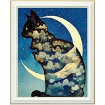 broderie-diamant-chat-noir-lune