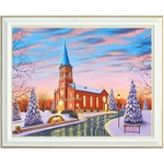 diamond-painting-église-neige